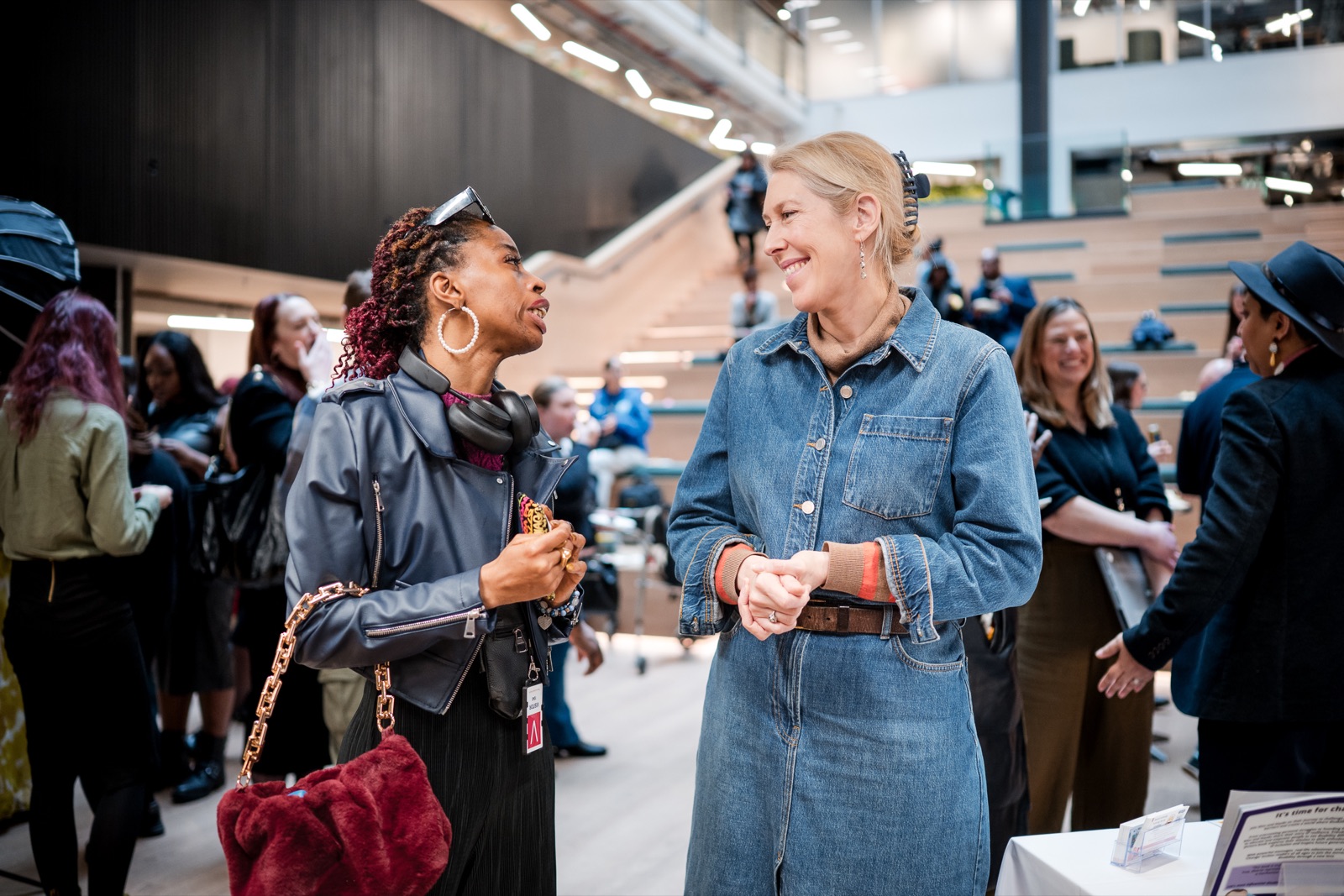 Guests networking after the Foundervine demo day